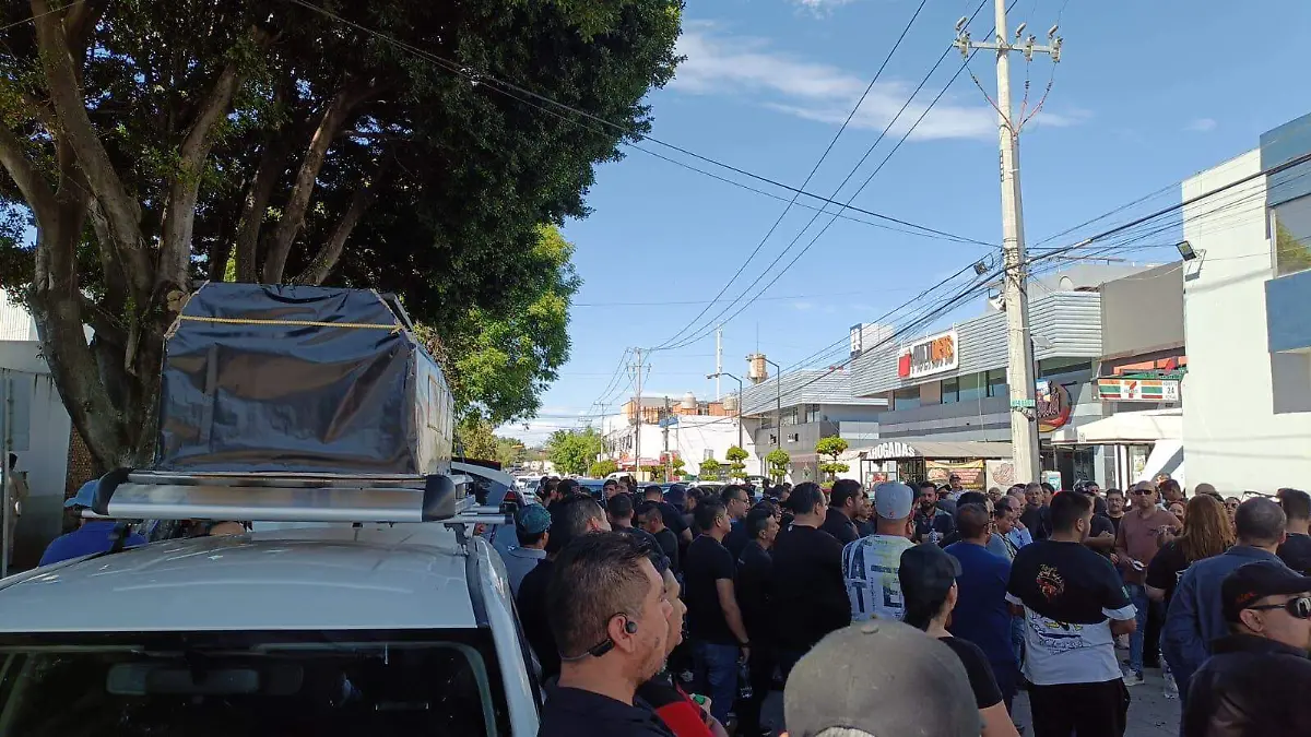 manifestación Uber